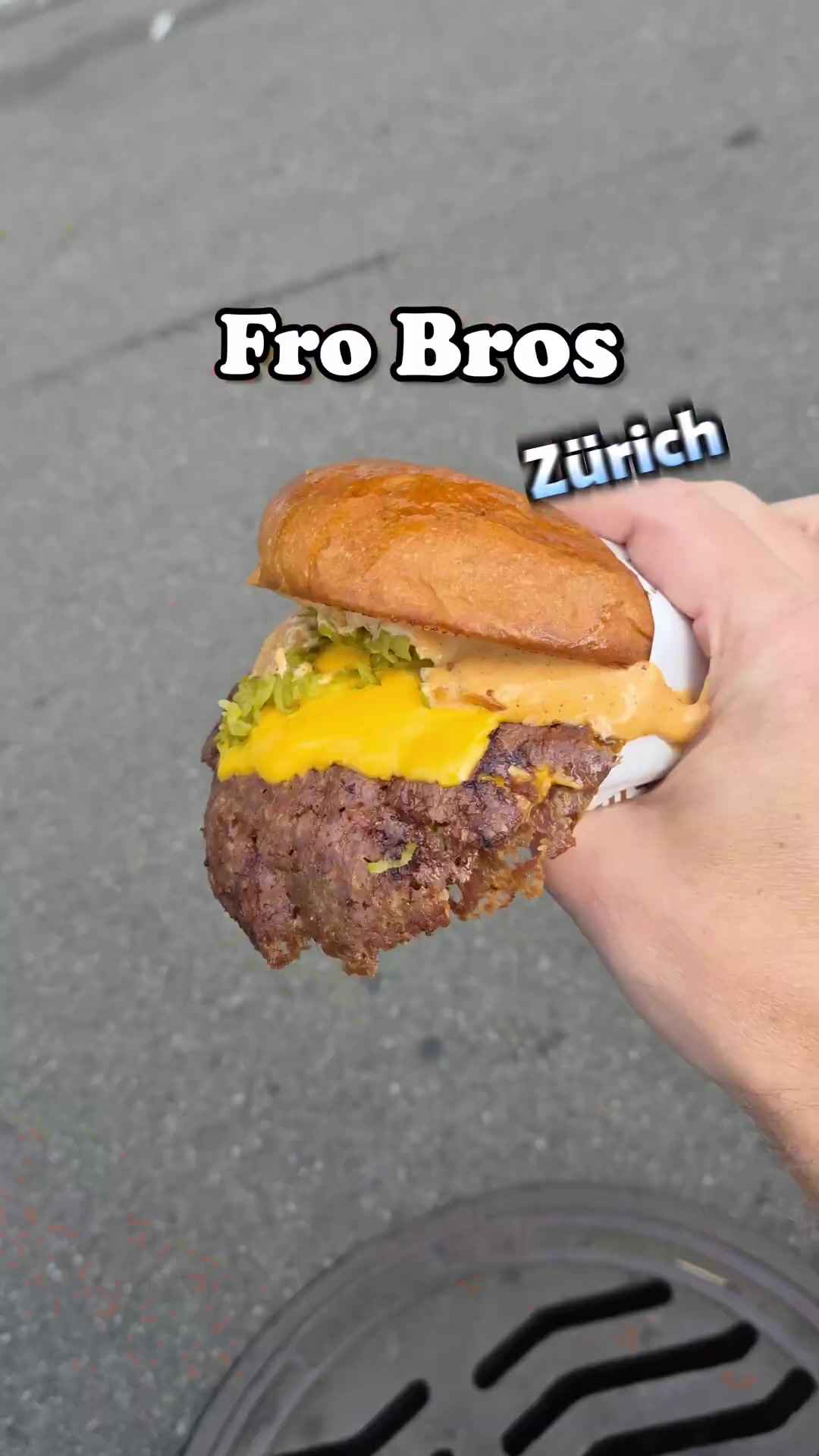 African Smashburger at Fro Bros in Zürich